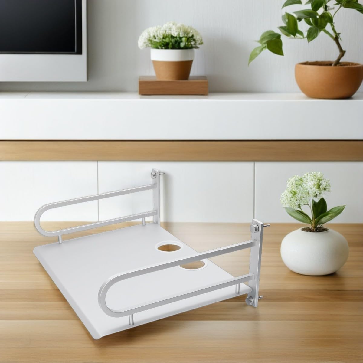 ifundom Soporte de Pared para Proyector de Aluminio, Flotante y Delgado