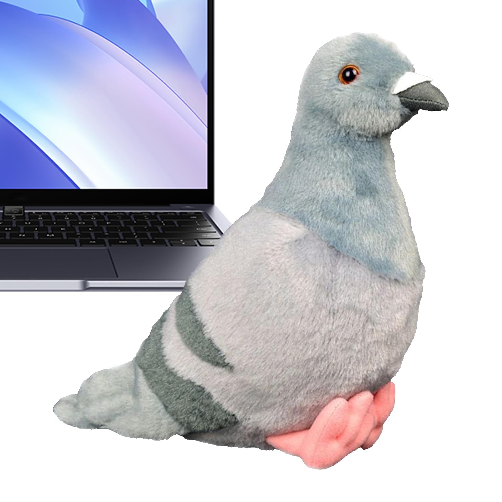 Animale Di Di Piccione - Compagno Di Di Peluche Realistico In Cotone PP Da 11,81 Pollici | Bambola Morbida Realistica Con, Giocattolo Traspirante E Abbracciabile Per, Bam