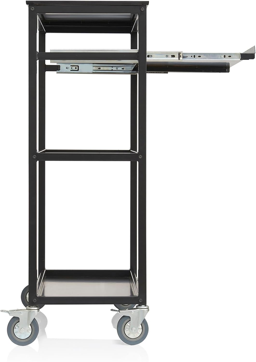 Guidecraft A/V Heavy-Duty Rolling Laptop Cart: Multi Purpose Storage Cart, Office Furniture and School Supply