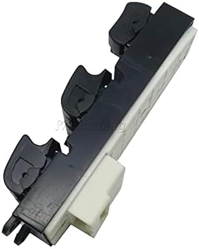 Miniatura 3 de TANHUI Interruptor de control de ventana eléctrica de coche para Toyota Hilux Dual Cab LN167 Prado 90 Series, negro, botón pulsador, operación manual