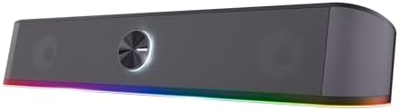 GXTrust Soundbar 12W - PC Lautsprecher Mit RGB Beleuchtung Weiß