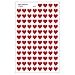 Trend Enterprises Red Hearts Super Shapes Stickers (T-46072)