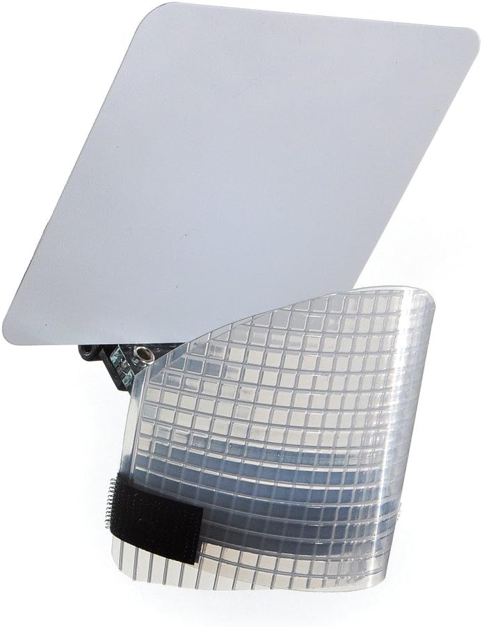 Demb Flash Diffuser Pro - Articulating Panel, 4.5" X 5" Plus Tiltable Front Diffuser. Controls Proportion Between Ceiling Bounce and Reflector Bounce.