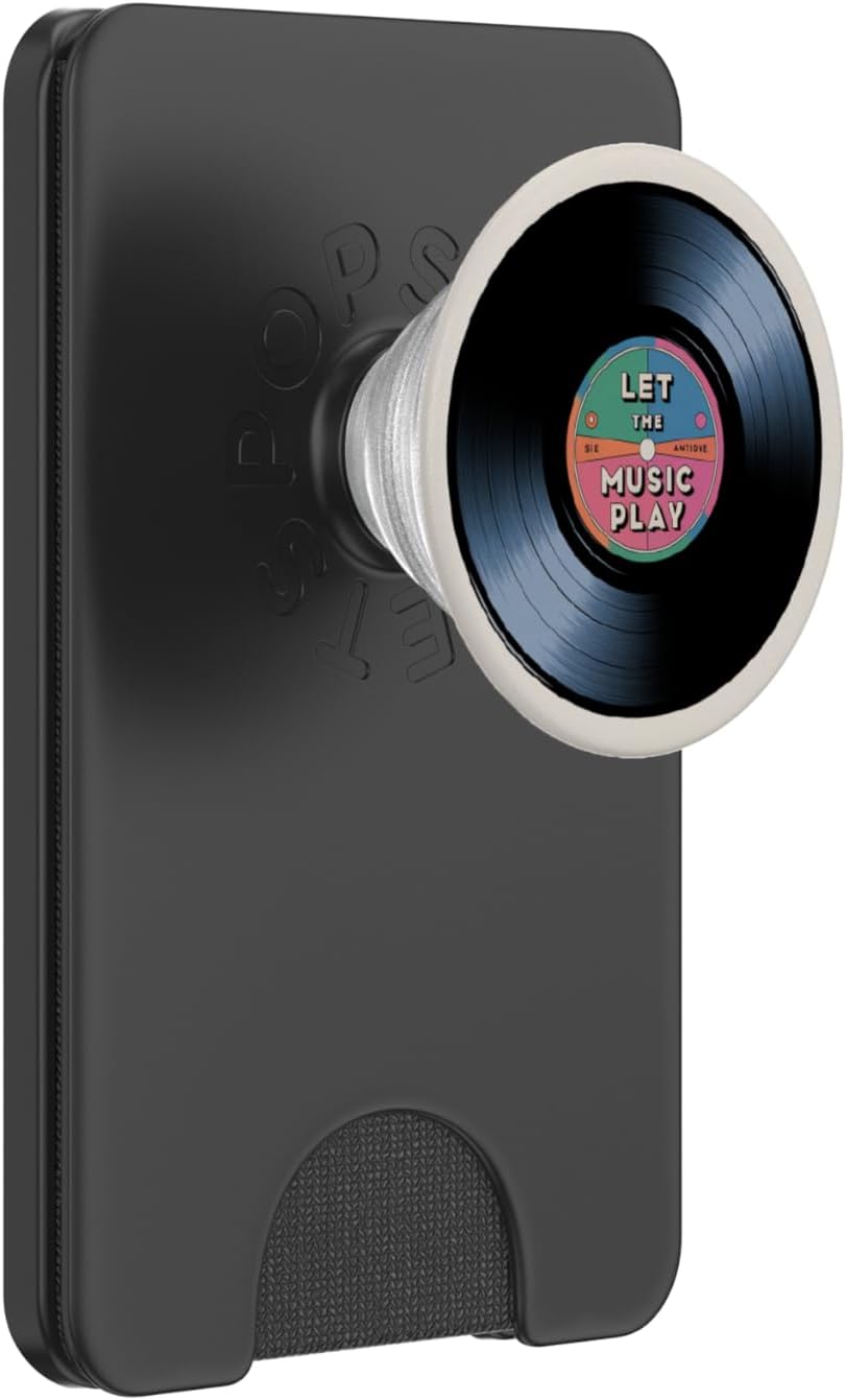Vinyl Record Player Vinyl Collector Retro Music Lover PopSockets PopWallet for MagSafe