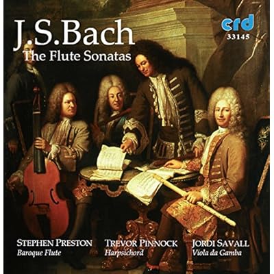 Bach: Flute Sonatas, BWV 1030-1035; Partita for Solo Flute BWV 1013 /Preston &middot; Pinnock &middot; Savall