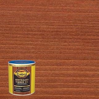 Cabot Transparent Jarrah Brown Oil-Based Natural Oil/Waterborne Hybrid Australian Timber Oil 1 qt.