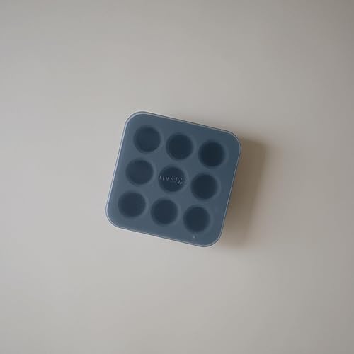 Miniatura 3 de mushie Bandeja de congelador con tapa para alimentos frescos para bebés congelados, 9 tazas x 0.34 onzas, contenedor de almacenamiento sin BPA