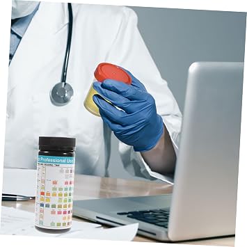 100 Ketone Ketone Testing Supplies 10 Parameter for Home Use Easy Colour Change Readings Kit