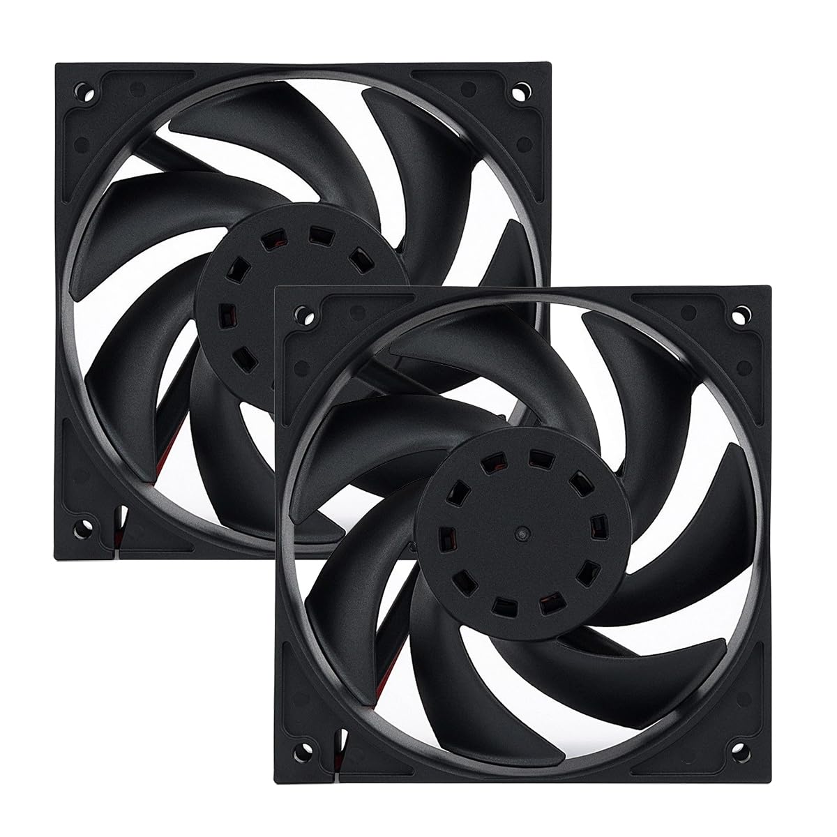 EKWB EK-Furious Vardar EVO 120 PWM 120mm Fan, 3000 RPM, 2-Pack