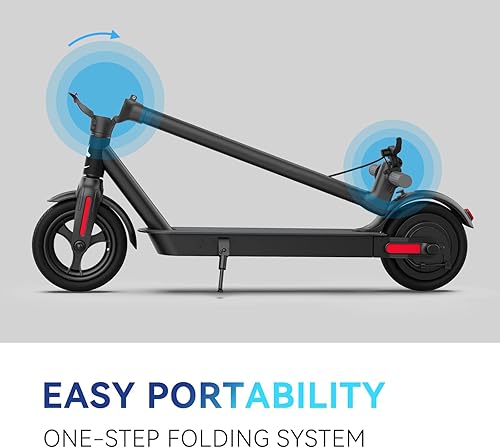 Miniatura 5 de Scooter eléctrico para adultos pico de motor de 500 W de 650 W scooter E de 22 millas de largo alcance para adultos scooter máximo de 19 Mph con