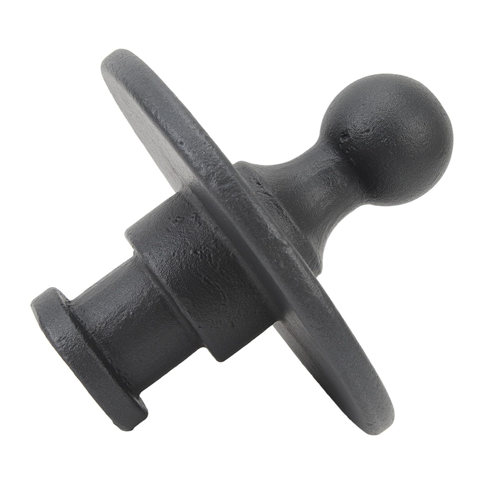 CHICIRIS Adapter Siodła Kingpin do Gęsiej Szyi, Kuta Stal Hartowana do Adaptera Gęsiej Szyi z 2-calowym Sworzniem Kingpin, Kulka 2 5 16 Cali, 30000 Funtów Siodła Przyczepy Ciągnika