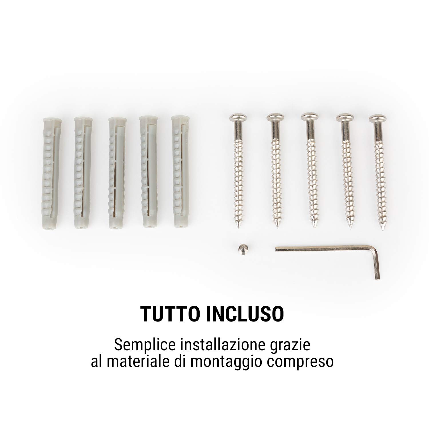 Oneconcept Arielle - Sedile da Doccia Pieghevole, Superficie in Bambù, Gancio in Alluminio, Peso max.: 160 kg, incl. Materiale di Montaggio, Stile: Classic, Legno