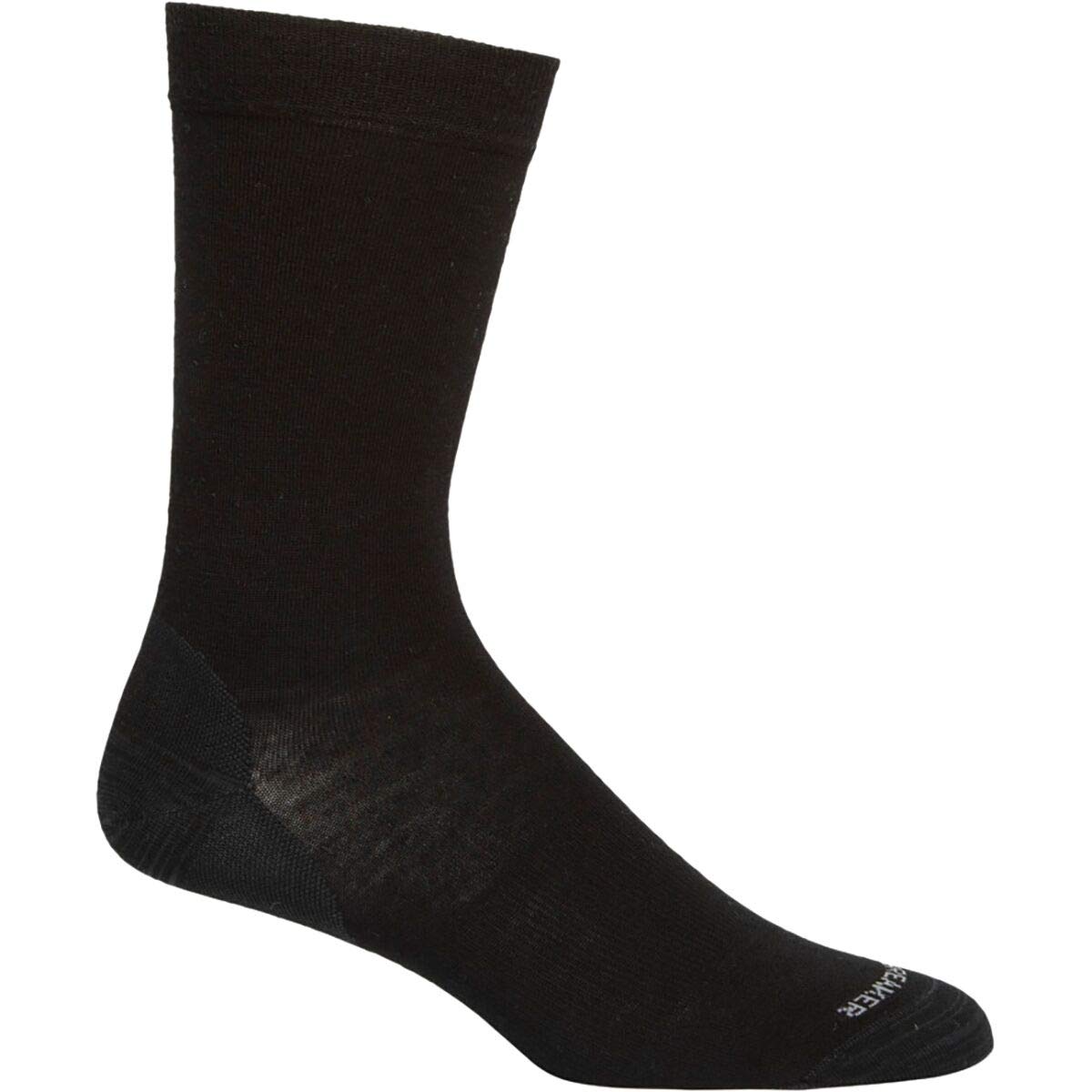 Icebreaker Fine Gauge Crew Socks Black SM