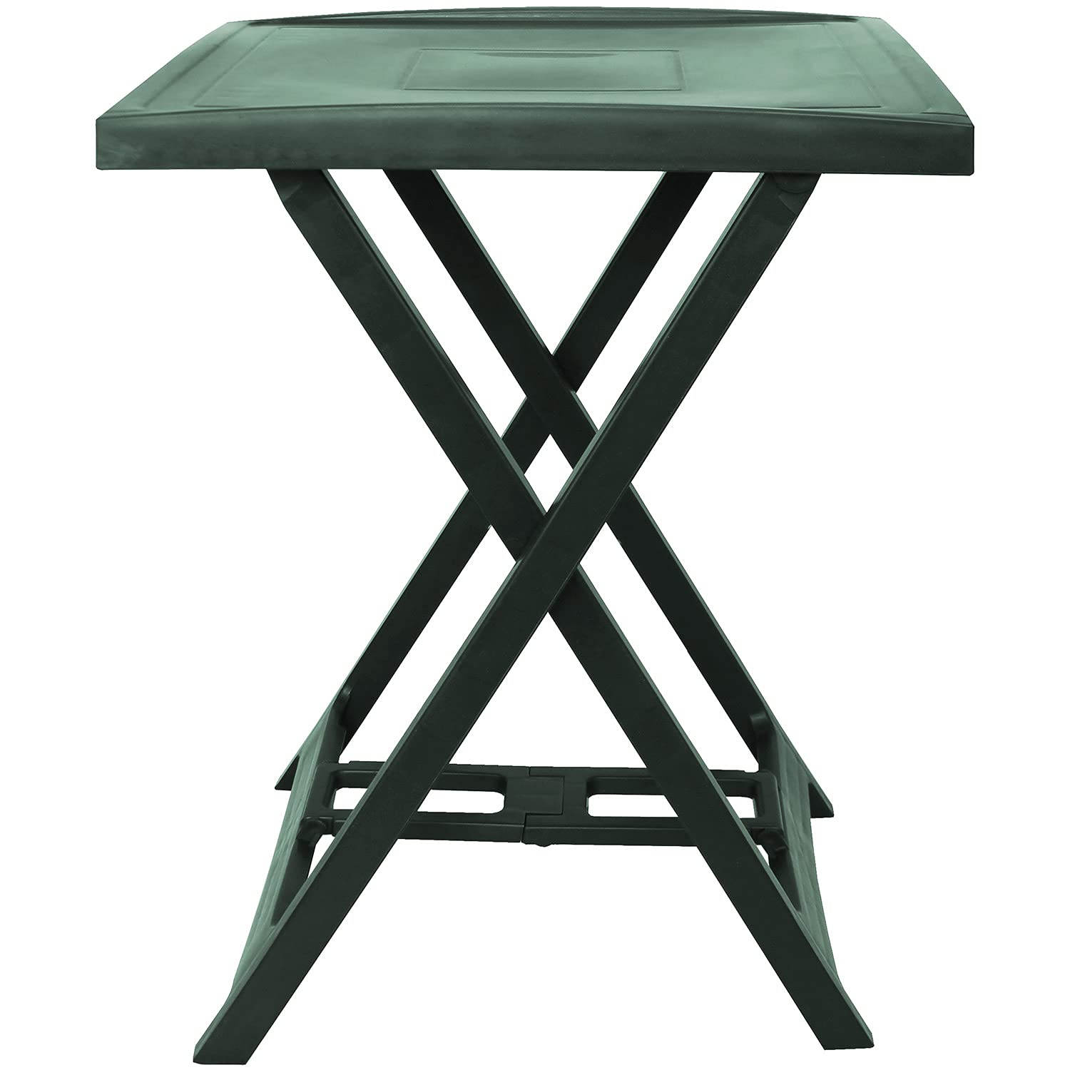 Klappbarer rechteckiger Campingtisch, Made in Italy, 50 x 47 x 65 cm, grüne Farbe Küche, Haushalt & Wohnen
