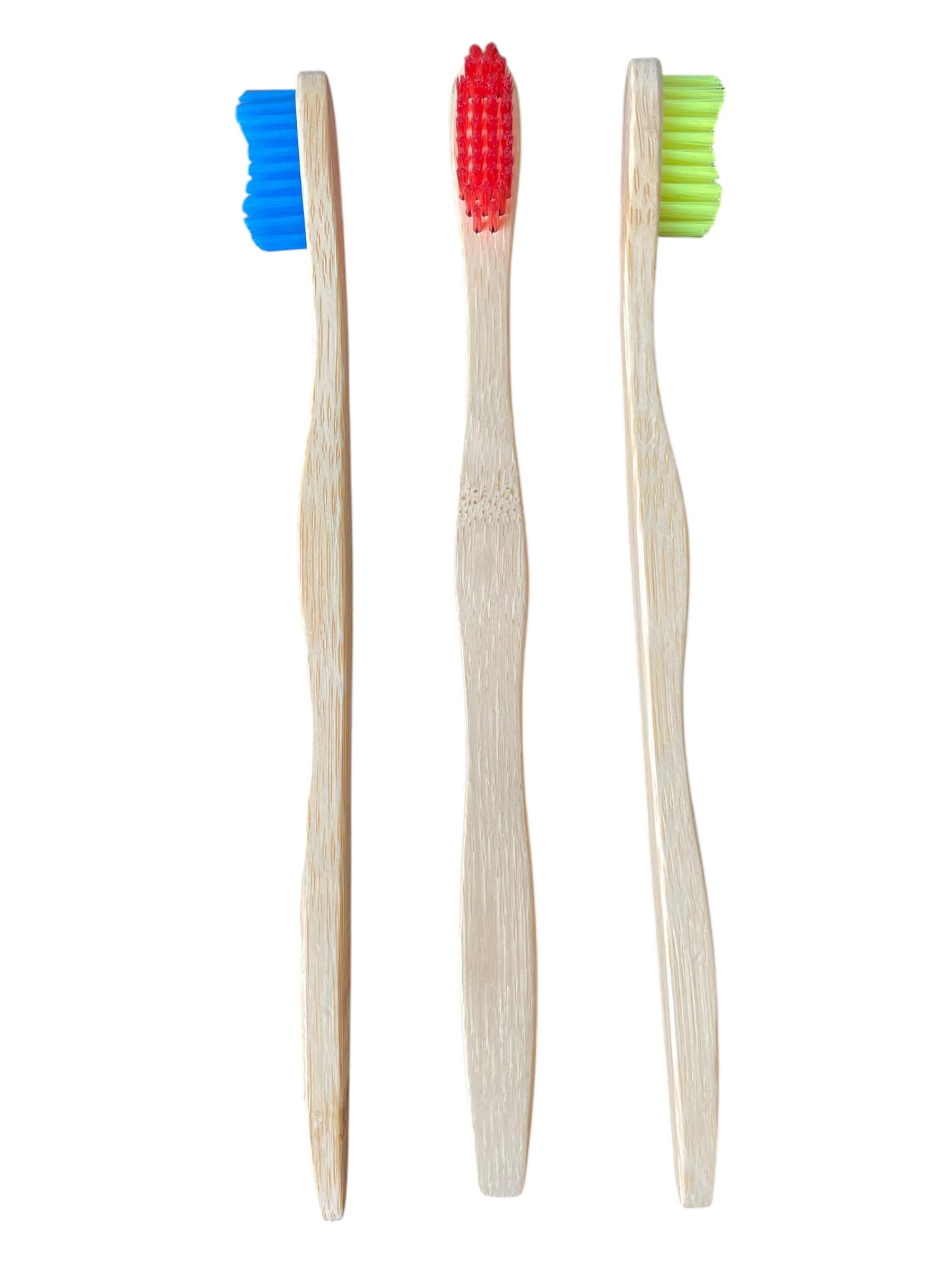 12 PCS Biodegradable Natural Bamboo Toothbrush