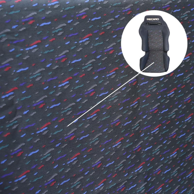 Generic JDM Racing Car Seats Cover Auto Fabric Hyper Seat Fabric Le Mans Confetti Cloth for (1pcs=100cm×150cm)