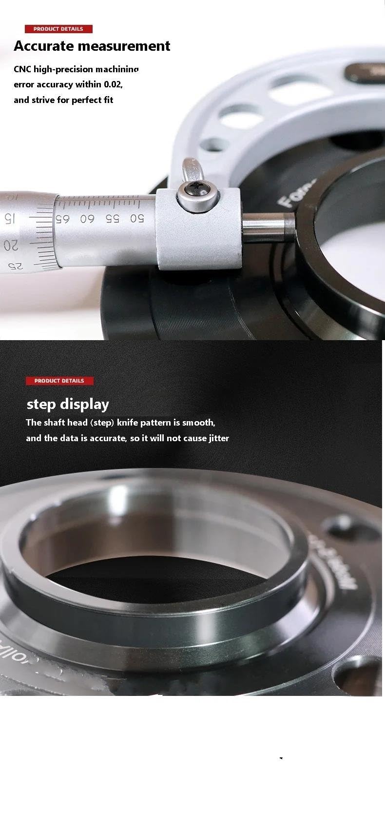 Podkładki dystansowe kół samochodowych 4 szt. 5 x 108 60,1 aluminiowy poszerzony adapter do piasty Chery dla Jetour dla podróżnika do płyty kołnierzowej T2 T6-7075