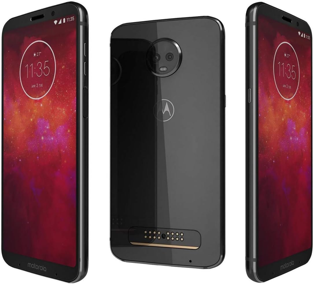 Motorola Moto Z3 MOTXT192917 Verizon Locked Edition 5G Capaz - Cerámica Negro (Renovado)