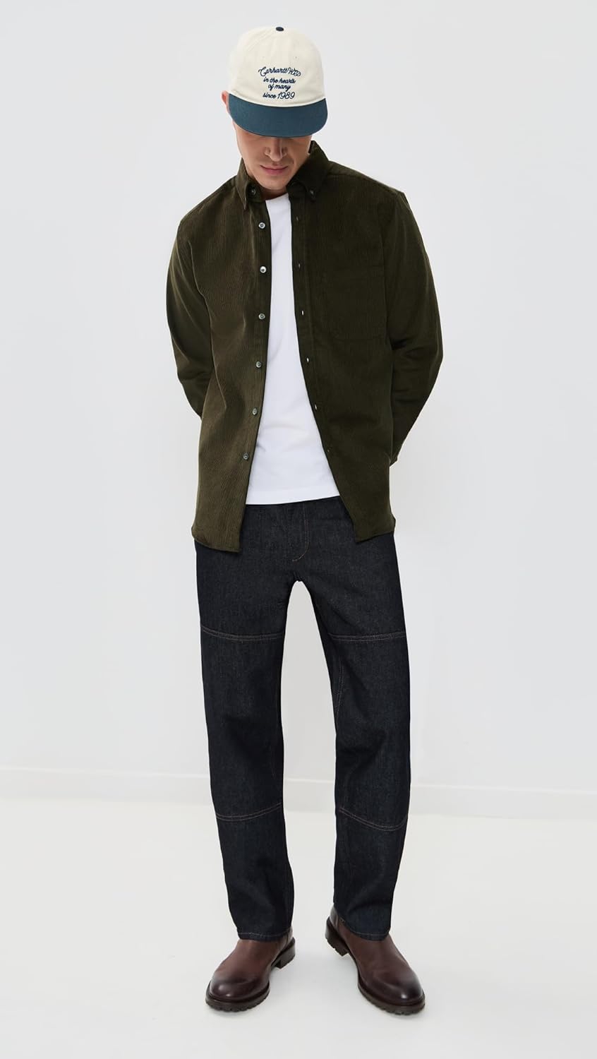 Portuguese Flannel Men's Lobo 2.0 Corduroy Button Down Shirt - Image 5