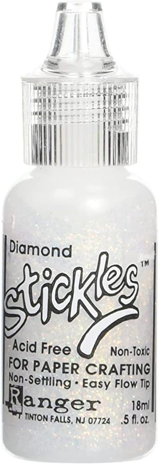 17028 Stickles Glitter Glues Industries Stickles, Diamond,0.5oz