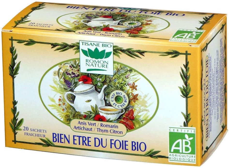 Romon d’Antan – Organic Liver Wellness Herbal Tea – 20 Bags