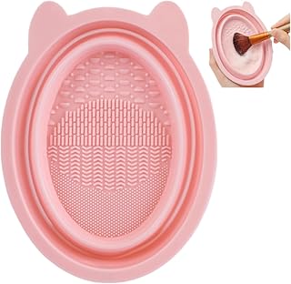 Alfombrilla limpiadora de brochas de maquilla...