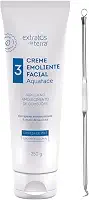 Aquaface Creme Emoliente 250g - Para Amolecimento de Comedões e Extrações + kIT Extrator de Cravos
