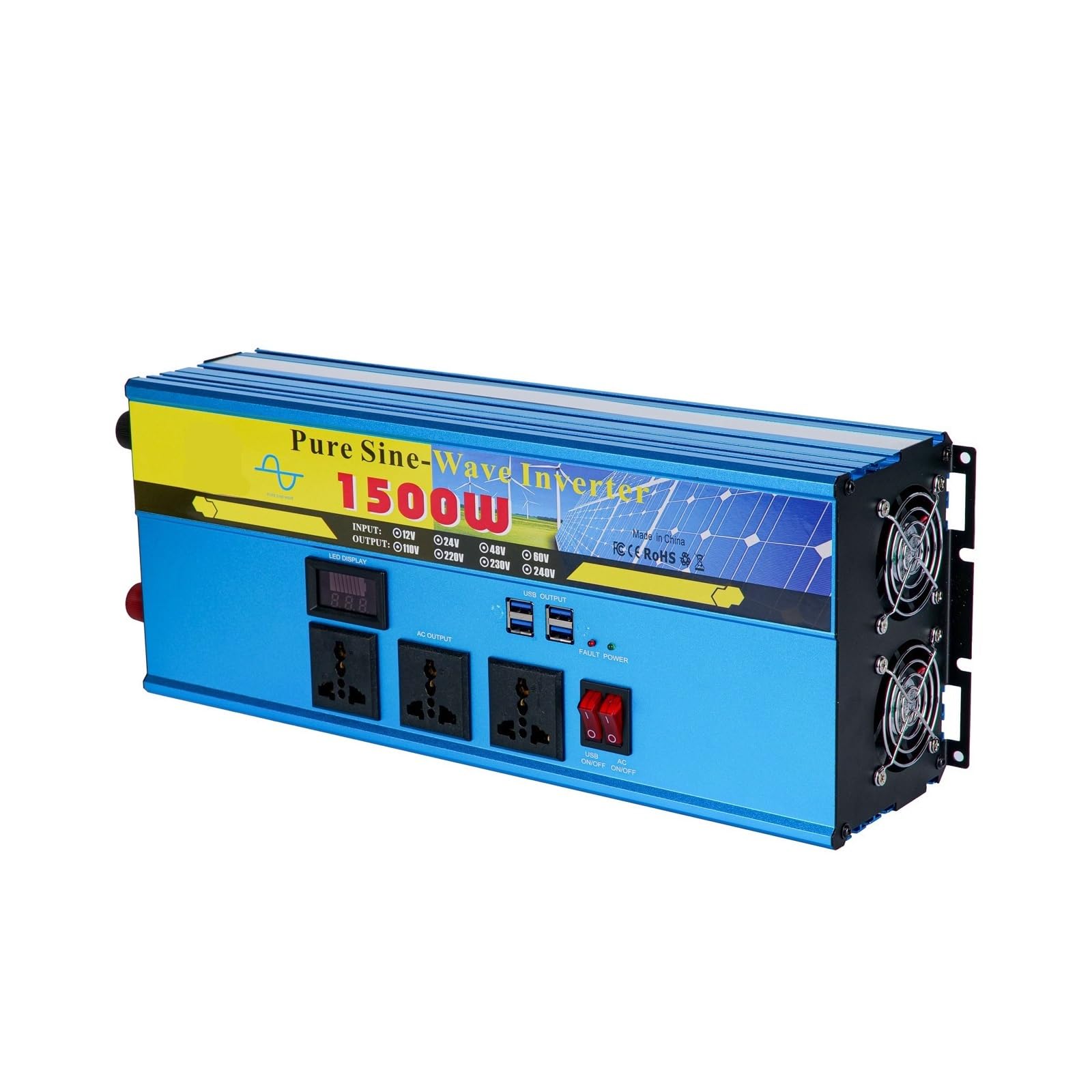 Onduleur 1500W pour résoudre les pannes de courant en voyage isolé