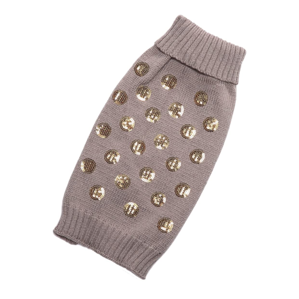 BESPORTBLE 3pezzi Maglione per Cani Design Squama Caldo Costume per Cuccioli per Autunno e Inverno XS Abbigliamento per Animali Domestici