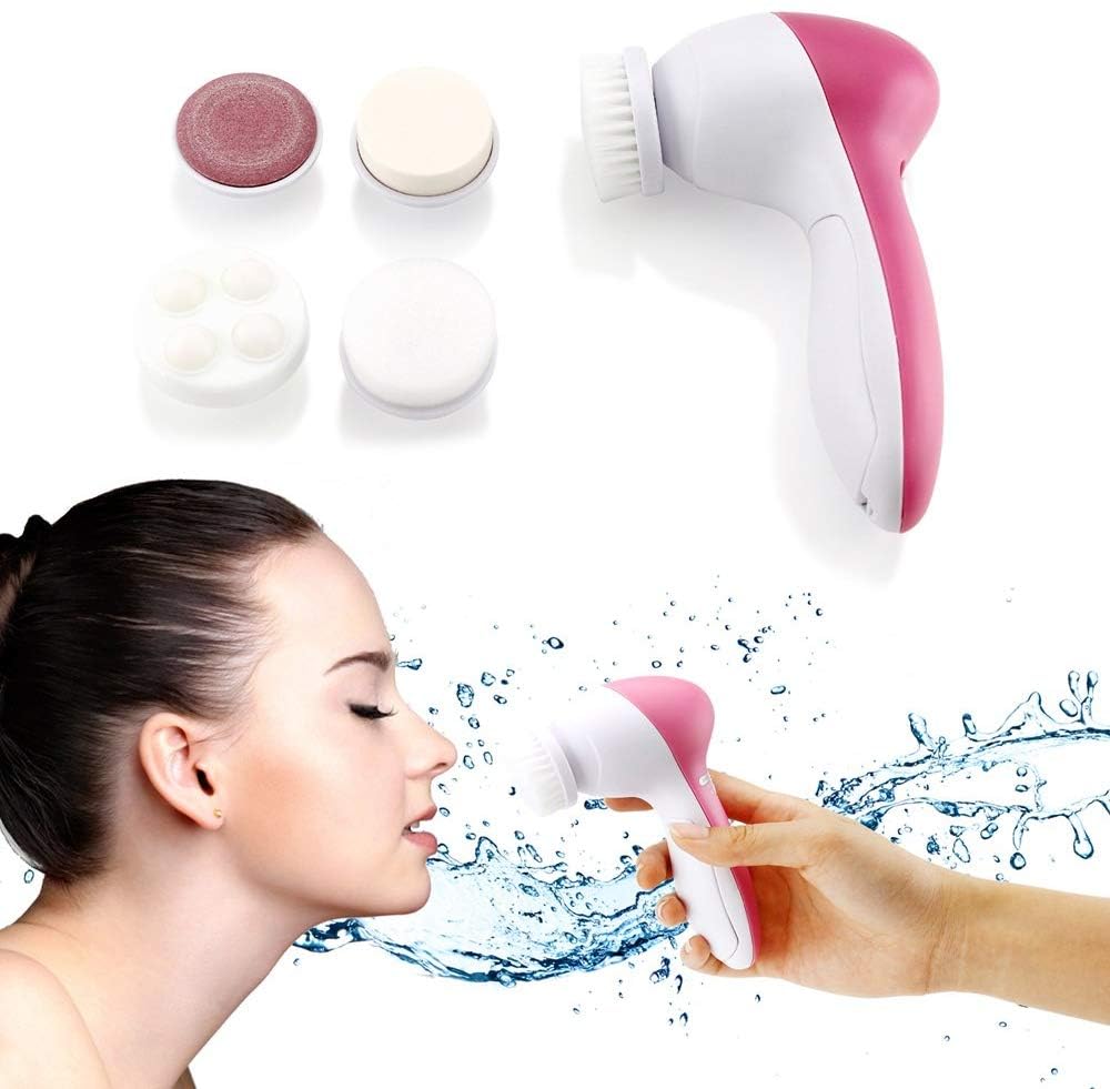 ZAEGO Beauty Skin Cleaner Facial Massager Machine Beauty Care Brush Deep Clean 5-In-1 Portable Electric Multifunction Massager Relief,facial massager Kit. ZAEGO Beauty Skin Cleaner Facial Massager Machine Beauty Care Brush Deep Clean 5-In-1 Portable Electric Multifunction Massager Relief,facial massager Kit.