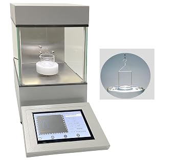 Automatic Surface Tension Meter Interfacial Tensiometer Platinum Ring Liquid Surface Tension Tester with Du Nouy Ring Method Range 02000mN/m Accuracy 0.1mN/m