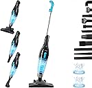 Intercleaner Corded Vacuum Cleaner, 15KPa Powerful Suction with 400W Motor, 12 in 1 Lightweight Bagless Stick Vac with Handheld, Ultra Quiet, for Hardwood Floor Carpet Car Pet Hair