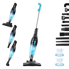 Intercleaner Corded Vacuum Cleaner 15KPa Powerful Suction with 400W Motor 12 in 1 Lightweight Bagless Stick Vac with