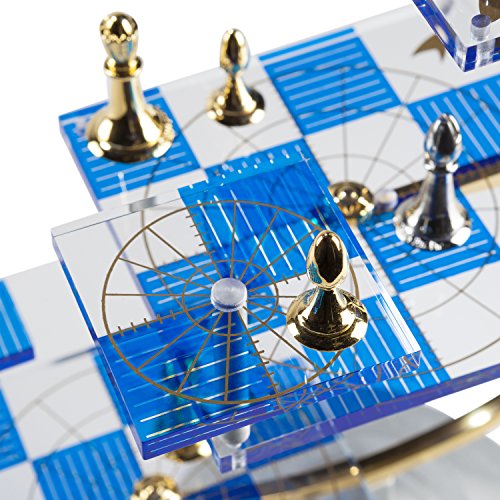 Wood Expressions Franklin Mintâ€S Official 50Th Anniversary Star Trek Tridimensional Chess Set #TOP5