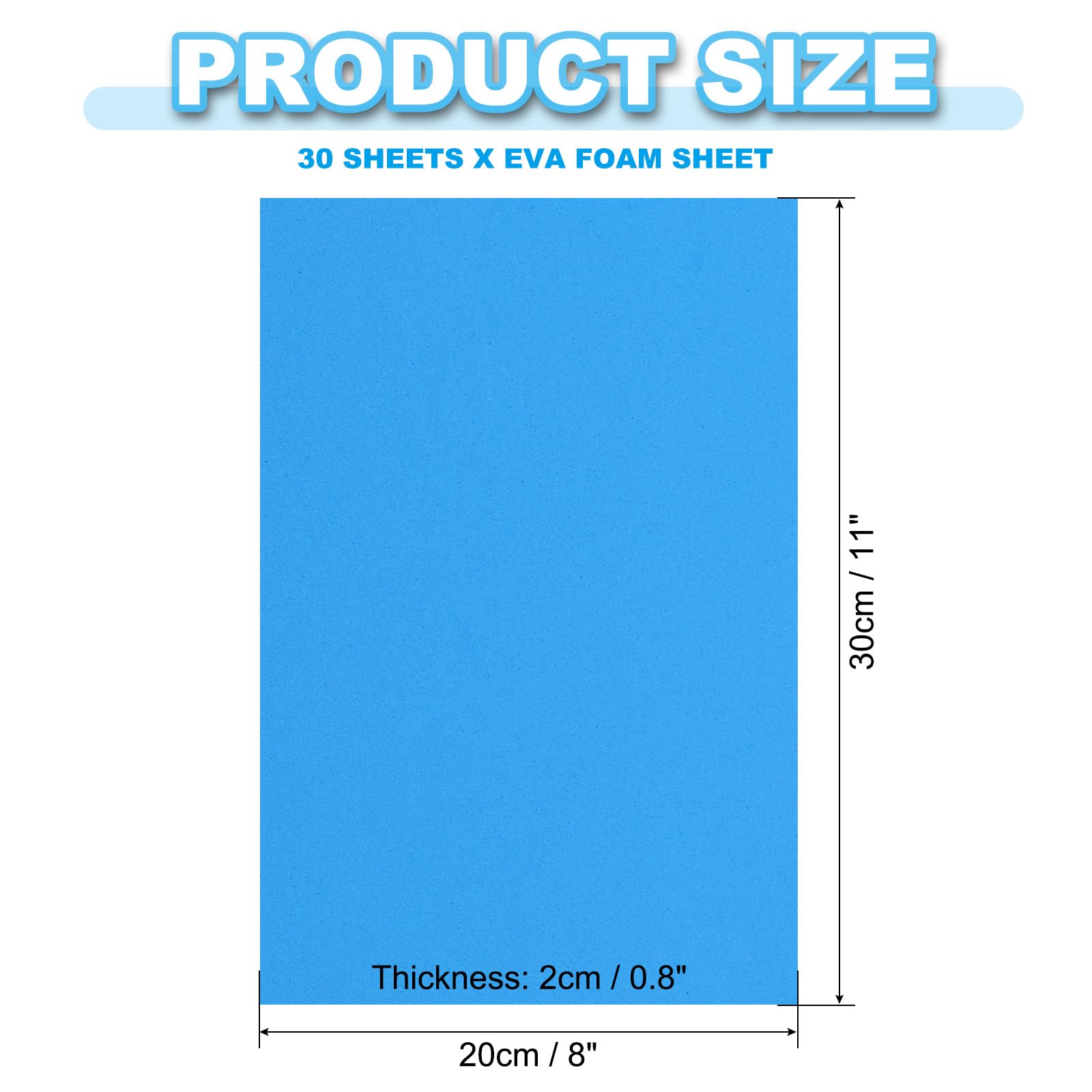 PATIKIL 30 Pack EVA Foam Sheets - Image 2