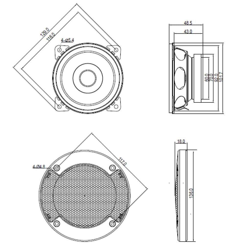 Image secondaire de Blaupunkt ICX401-10cm Lautsprecher
