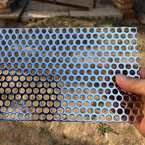 Malla de filtro de metal perforada con placa de agujero de 8 mm 2