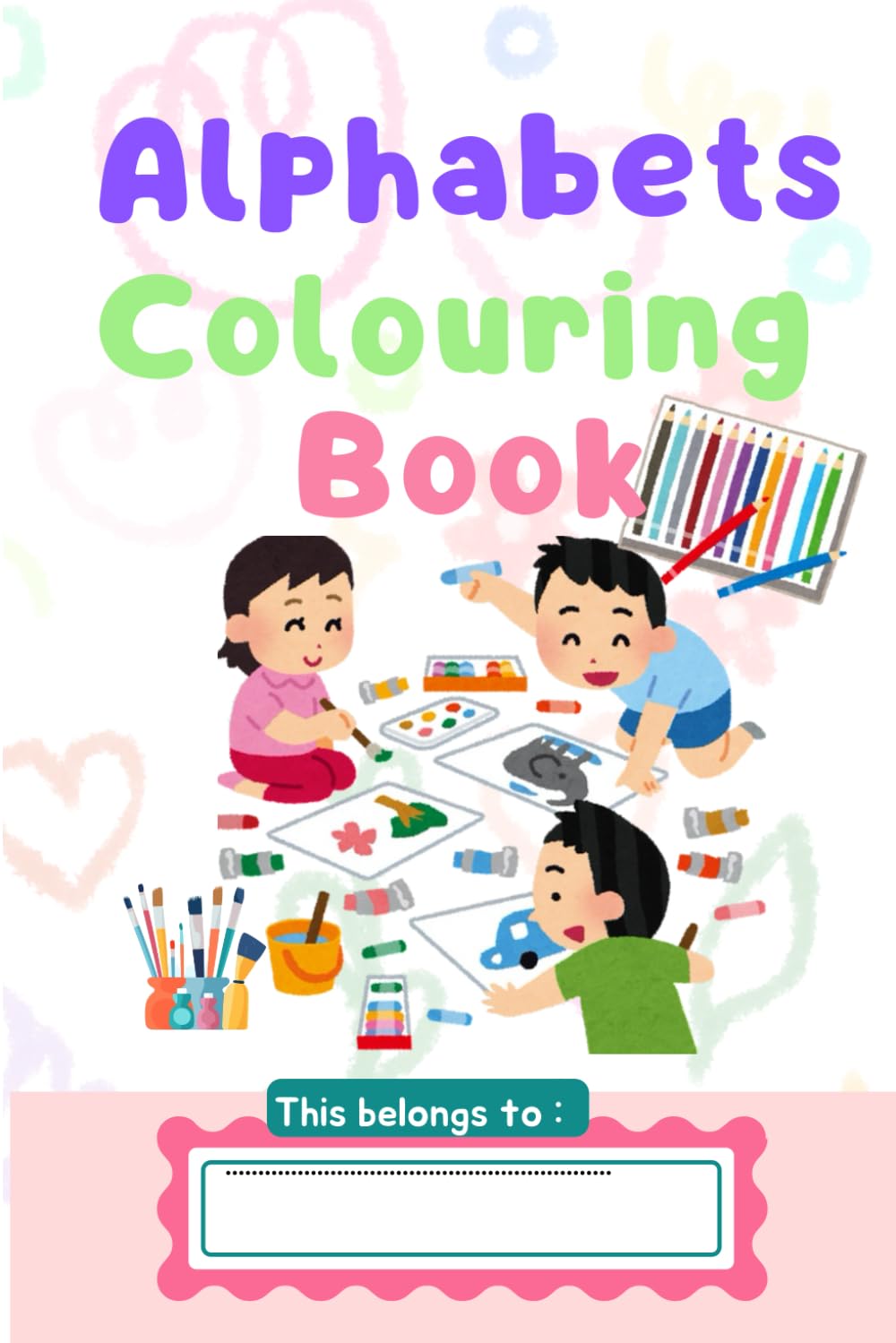 Alphabets Colouring Book