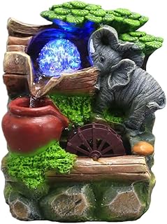 10 Rock Garden Fountain Ideas for Natural Landscapes 83 Tabletop Fountain Indoor Small Rockery Desktop Mountain Cascading Waterf...