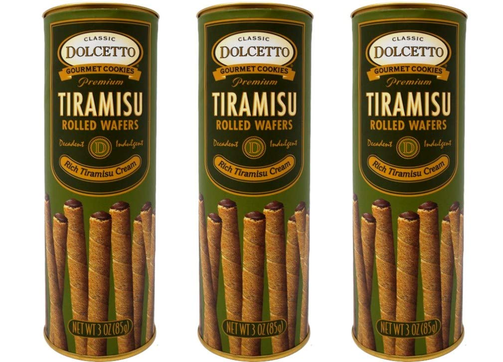 Dolcetto Lemon Rolled Wafers 3 Oz. (Pack of 12)