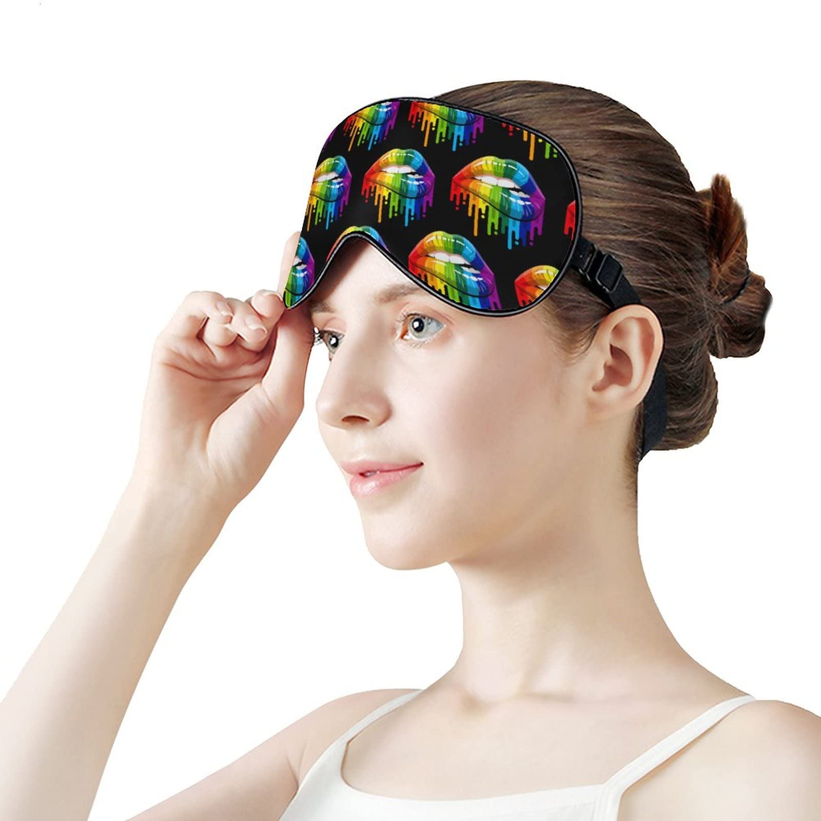 Frcolor sonno maschera di unicorno – Mascherina per occhi dormire benda sull' occhio per bambini