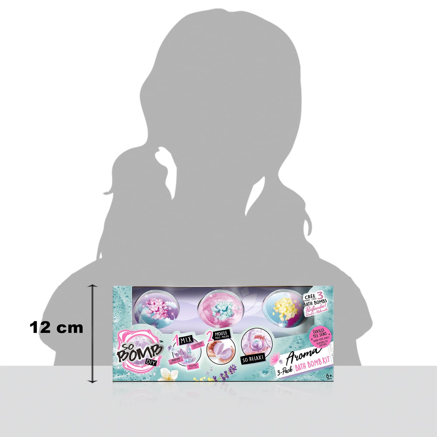 CANAL TOYS - So DIY - Kit pour creer 3 boules de bain effervescentes - Aromatherapie - So Bomb - Bath Bomb 3 Pack - BBD 039