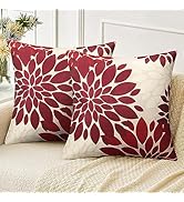 Federa per cuscino quadrata con motivo floreale di rose, universale per tutte le stagioni, adatta per divano, camera da letto, soggiorno, decorazione 50,8 x 50,8 cm