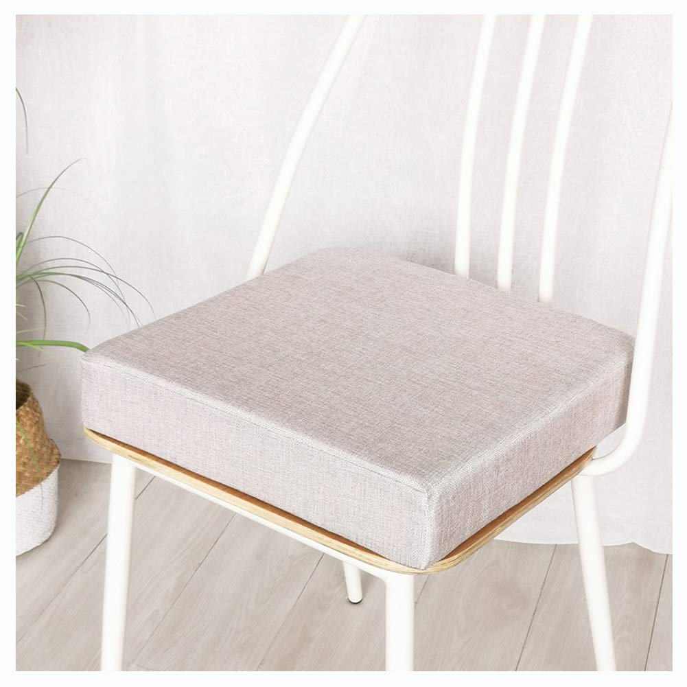YOUCAI Chair Cushion, Armchair Booster Cushion Chair, Soft Seat Pads For Dining Chair, Padded Cushion Garden Seat Pads, Thick Square Seat Cushions Fit For Home Office Car,Gray2,40x40x8cm