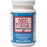 Mod Podge Eight Fabric, 8-ounce, Transparent, 8 Fl Oz