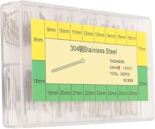 Pinos de Elo de Pulseira de Relógio, Elo de Pulseira de Relógio Contrapino Aço Inoxidável à Prova de Ferrugem 300 Peças para Pulseira de Relógio de Metal