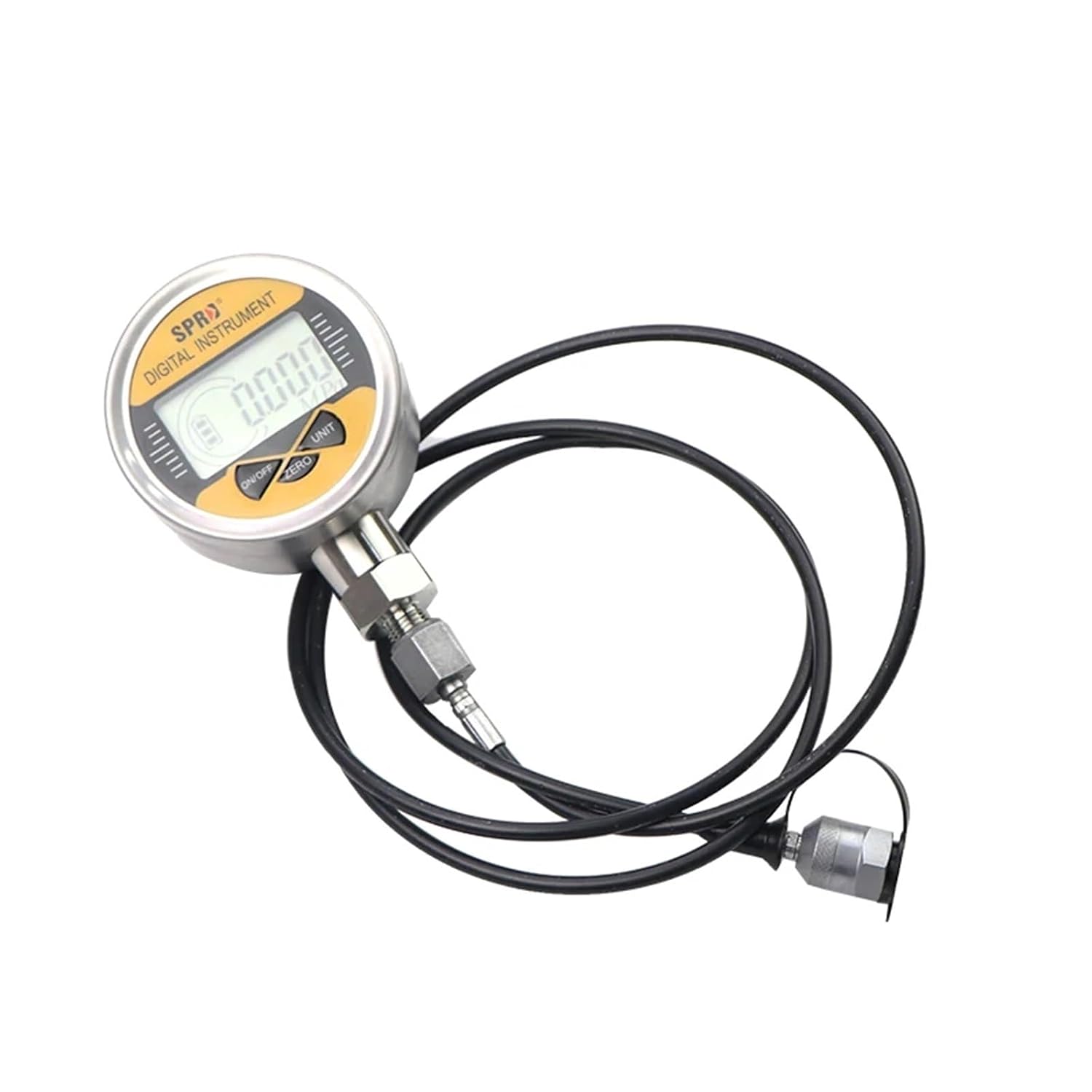1pc Digital Display Pressure Gauge Excavator Pilot Hydraulic Pump Combination Meter Intelligent Digital Display Meter