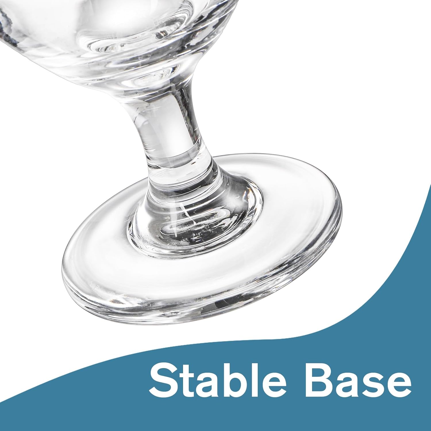 Bekith 12 Pack Goblet Party Glasses, 13-Ounce Classic Beverage Glass Juice Glasses, Clear - Image 4