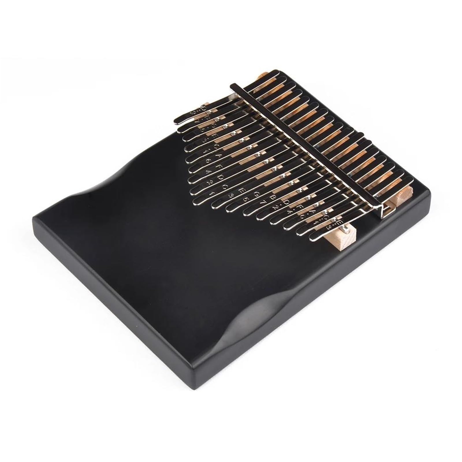 Piano De Pulgar Piano De Pulgar De Madera Kalimba De 17 Teclas Con Herramienta De Afinación Pegatina Partituras Suministros De Instrumentos Agradables(Set)