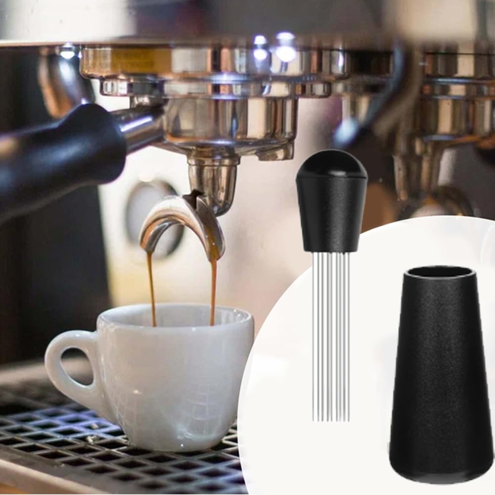 Zestaw tamperów do espresso 51 mm ze skalą, narzędziem WDT i